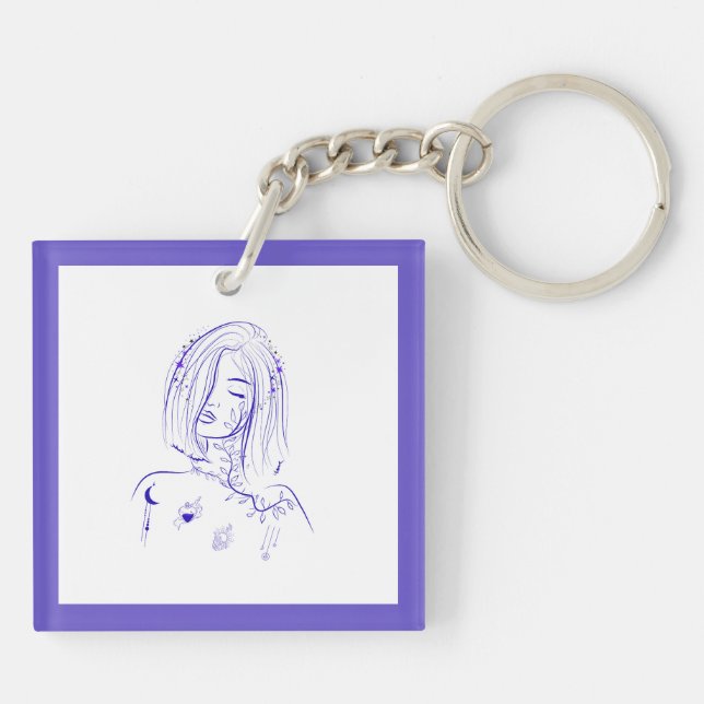 Drömmig Celestial Femininitet  (Baksidan)