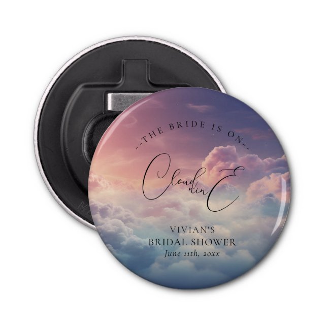 Drömmig Cloud 9 brud- Flasköppnare (Framsidan)