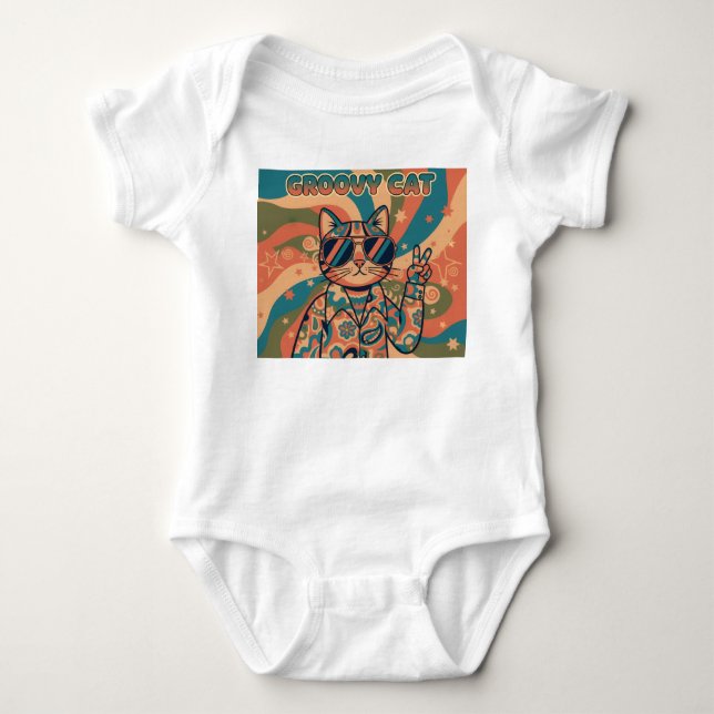Drömmig Elefant Stjärnor Spädbarn Helhetsdräkt Dub T Shirt (Framsida)