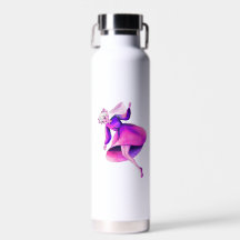 Drömmig Fantasy Prinsessa Illustration Vattenflask