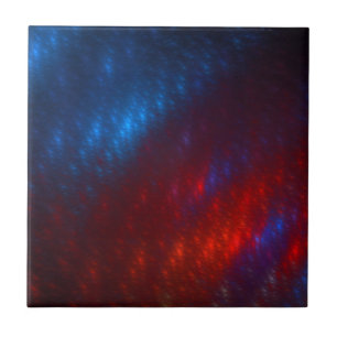 Drömmig kosmisk nebulosa kakelplatta