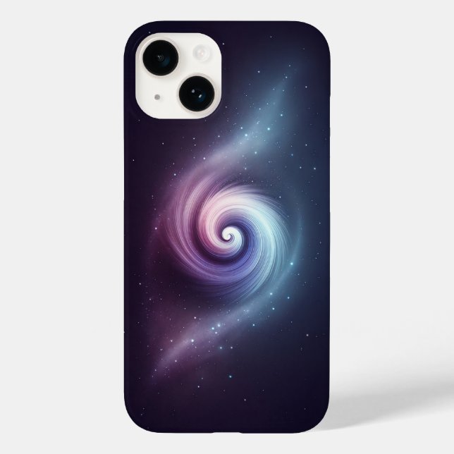 Drömmig Kosmisk Nebulosa Spiral Virvel Abstrakt Pa (Baksida)