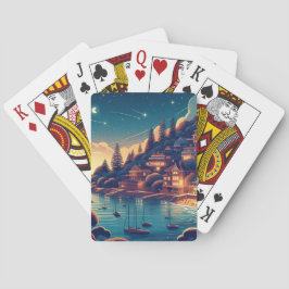 Drömmig kustnatt casinokort