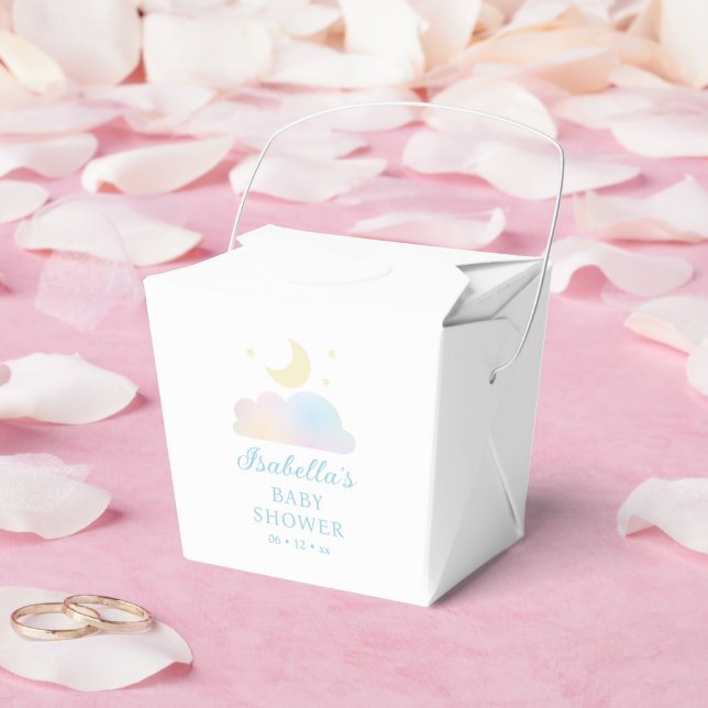 Drömmig måne och stjärnor Cloud Nine Baby Shower Presentaskar (Bröllop)
