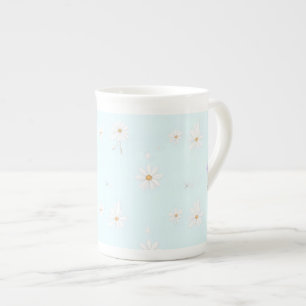 Drömmig Mint Äng Benporslin Mugg