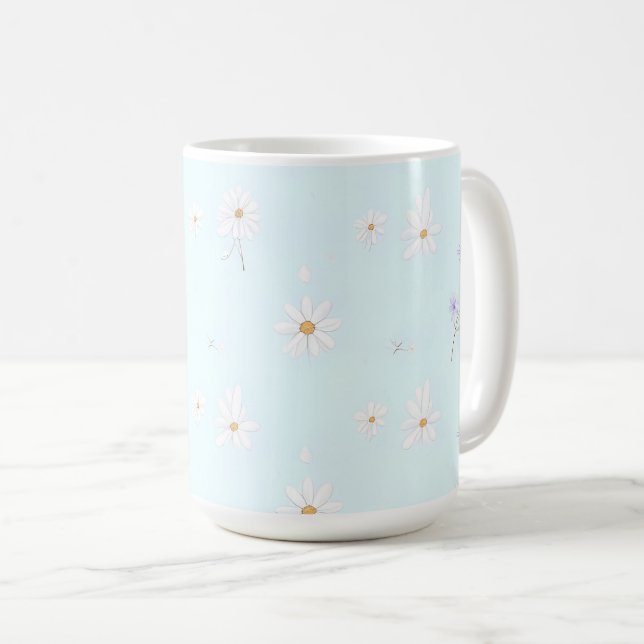 Drömmig Mint Äng Kaffemugg (Framsida höger)