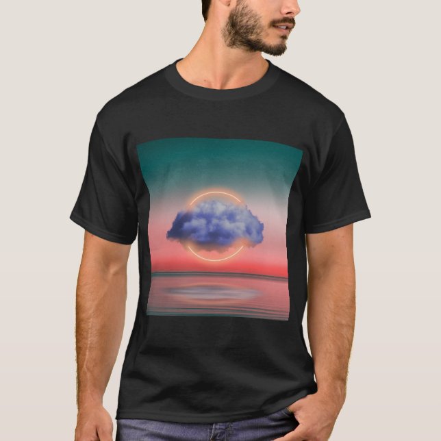 Drömmig Moln Estetisk Himmel T-shirt (Framsida)