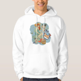 Drömmig Nymf, Moth Fairies, & Kosmisk Shiba Pickni Hoodie