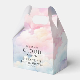 Drömmig Pastell Cloud Nine Bröllopsdusch Presentaskar
