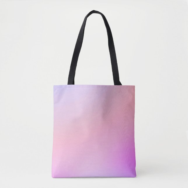 Drömmig Pastellfärgad Glittergradient Tygkasse (Framsida)