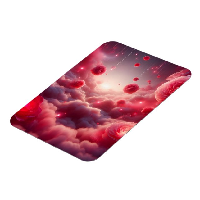 Drömmig Romantisk Fantasy Rosor Kärlek Magnet (Vänstra Sidan)