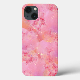 'Drömmig Rosa Akvarell' iPhone 13 Fodral