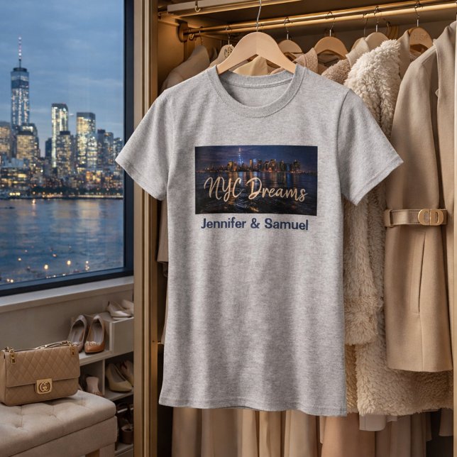 Drömmig stadsbild NYC drömmar T Shirt (Skapare uppladdad)