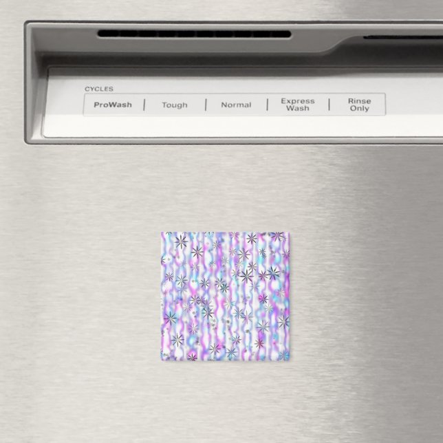 Drömmig Stjärnexplosionsvåg Mönster Magnet (In Situ (Dishwasher))