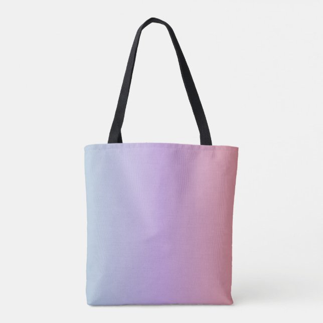 Drömmig Vattenfärg Moln9 Pastell Himlen Toteväska Tygkasse (Baksida)
