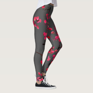 Drömmiga Pepparträd Rosa Frukter Leggings