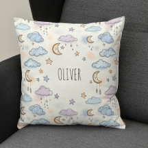 Drömmiga stjärnor, månar och ludna moln 
