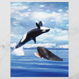 Drömmiga valar i kul och lek