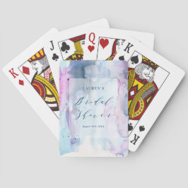 Drömmiga vårbröllopsfestspelande kort casinokort