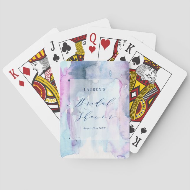 Drömmiga vårbröllopsfestspelande kort casinokort (Baksidan)