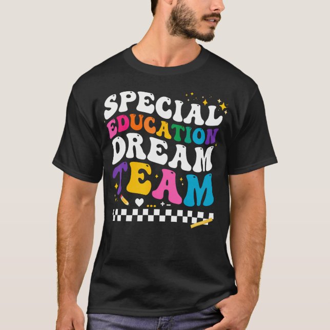 Drömmlaget för specialundervisning tillbaka till s t shirt (Framsida)