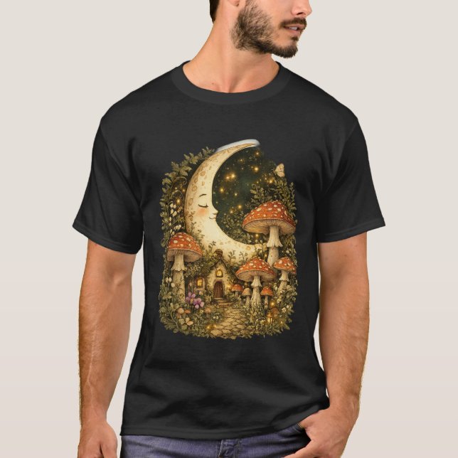 Drömmönssvampstuga dekal t shirt (Framsida)