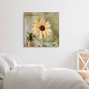 Drömning av en solros poster