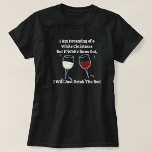 Drömning av en vit julfärd - Helgdag Wish T Shirt