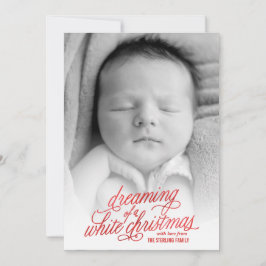 Drömning av julfotokort julkort