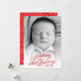 Drömning av julfotokort julkort