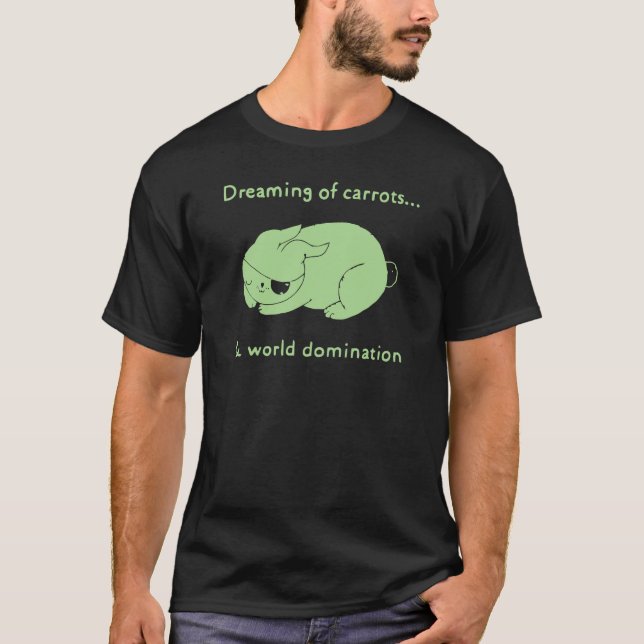Drömning av morötter t shirt (Framsida)
