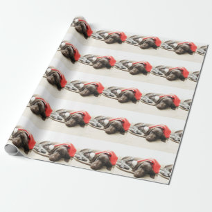 Drömning av Santa - Tysk Shorthair Puppy Presentpapper