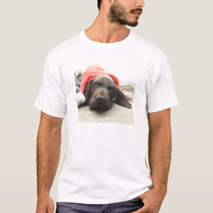 Drömning av Santa - Tysk Shorthair Puppy Tee