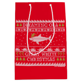 Drömning av Underbart Vit Jul Red Knsigned-utseend