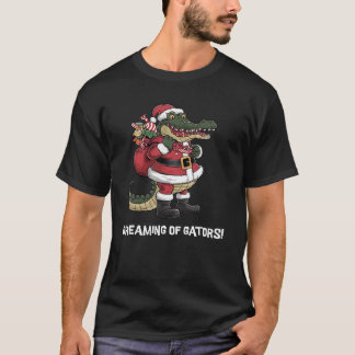 Drömning om Gators Alligator-jul T Shirt