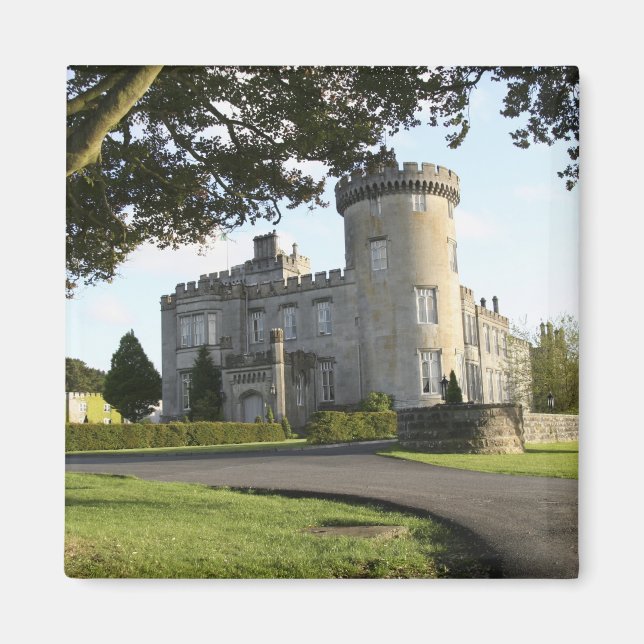 Dromoland Castle sido entrance utan personer Magnet (Framsidan)