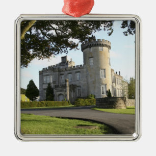 Dromoland Castle sidoentré utan människor Julgransprydnad Metall