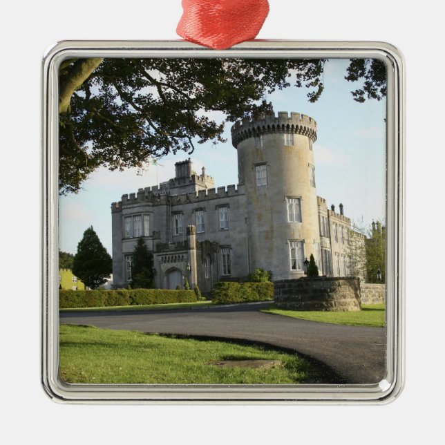 Dromoland Castle sidoentré utan människor Julgransprydnad Metall (Framsidan)
