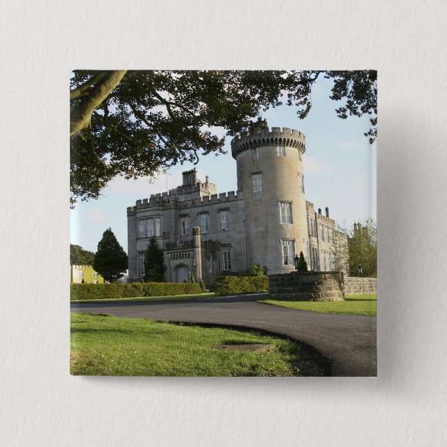 Dromoland Castle sidoentré utan människor Knapp (Framsida)