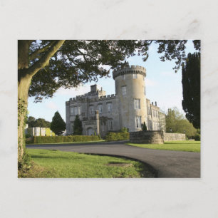 Dromoland Castle sidoentré utan människor Vykort
