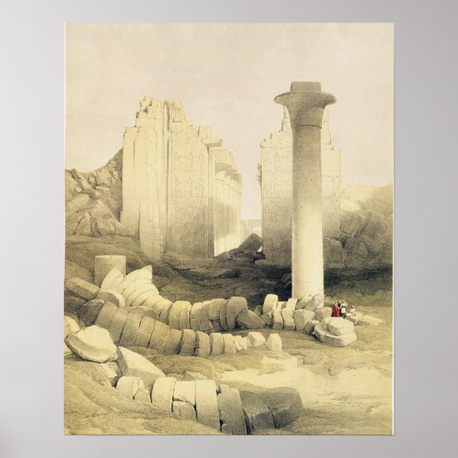Dromos eller centralsalen i det Underbara templet Poster (Framsidan)