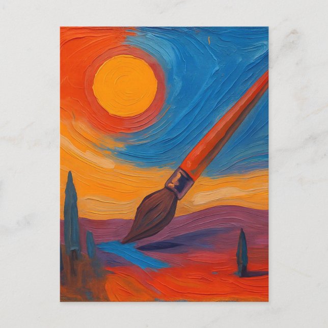 Drömpensel Vykort (Framsida)