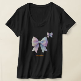 Drömsamt sidenpastellbåge t shirt