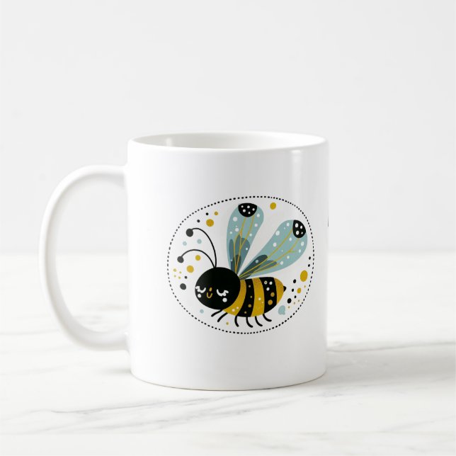 Drömsk Sömnig Bina  Kaffemugg (Vänster)