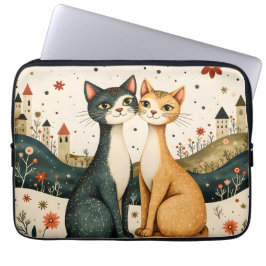 Drömska katter laptop fodral