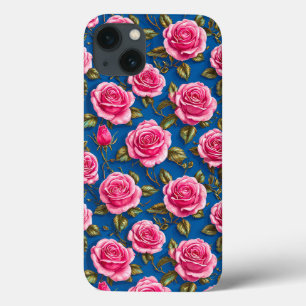Drömska Rosa Rosor Blommig Feminim Lyxdesign
