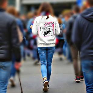 Drömskt Körsbärsblomskattfotboll för japansk konst T Shirt
