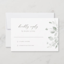 Drömskt lövverk RSVP-kort OSA Kort