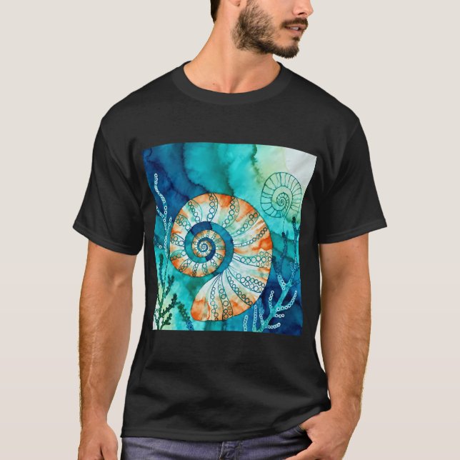 Drömspiral av djupet t shirt (Framsida)