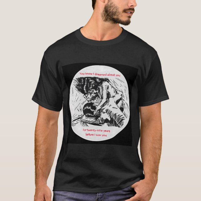 Drömt om dig t shirt (Framsida)